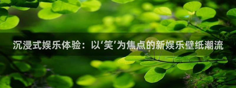 天狮娱乐：沉浸式娱乐体验：以‘笑’为焦点的新娱乐壁纸潮流